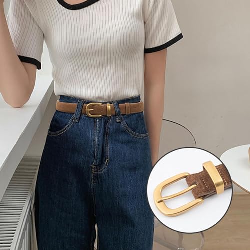 Retro Genuine Leather Waist Belt with Chain – Stylish for Daily Wear and Parties3