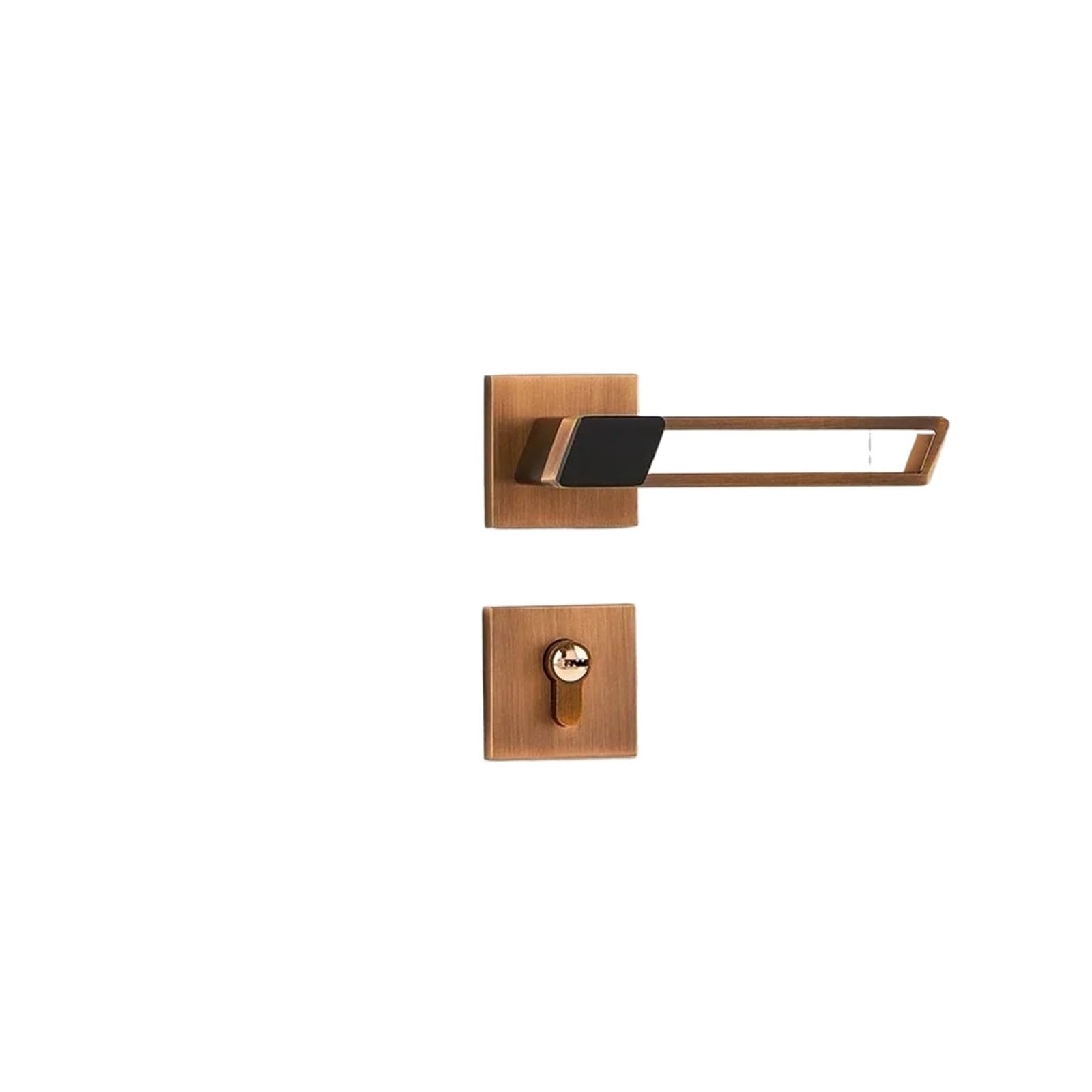 Zinc Alloy Silent Universal Split Lock with Handle for Bedroom Door(Style 5)