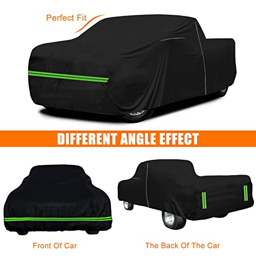 Image of Waterproof Car Cover Replace for Ford F100 F250 1961-1972, F100 F150 F250 1973-1991 2 Door Regular /Standard Cab Long Bed 8ft, All Weather Classic Truck Cover for Snow Rain Prodection