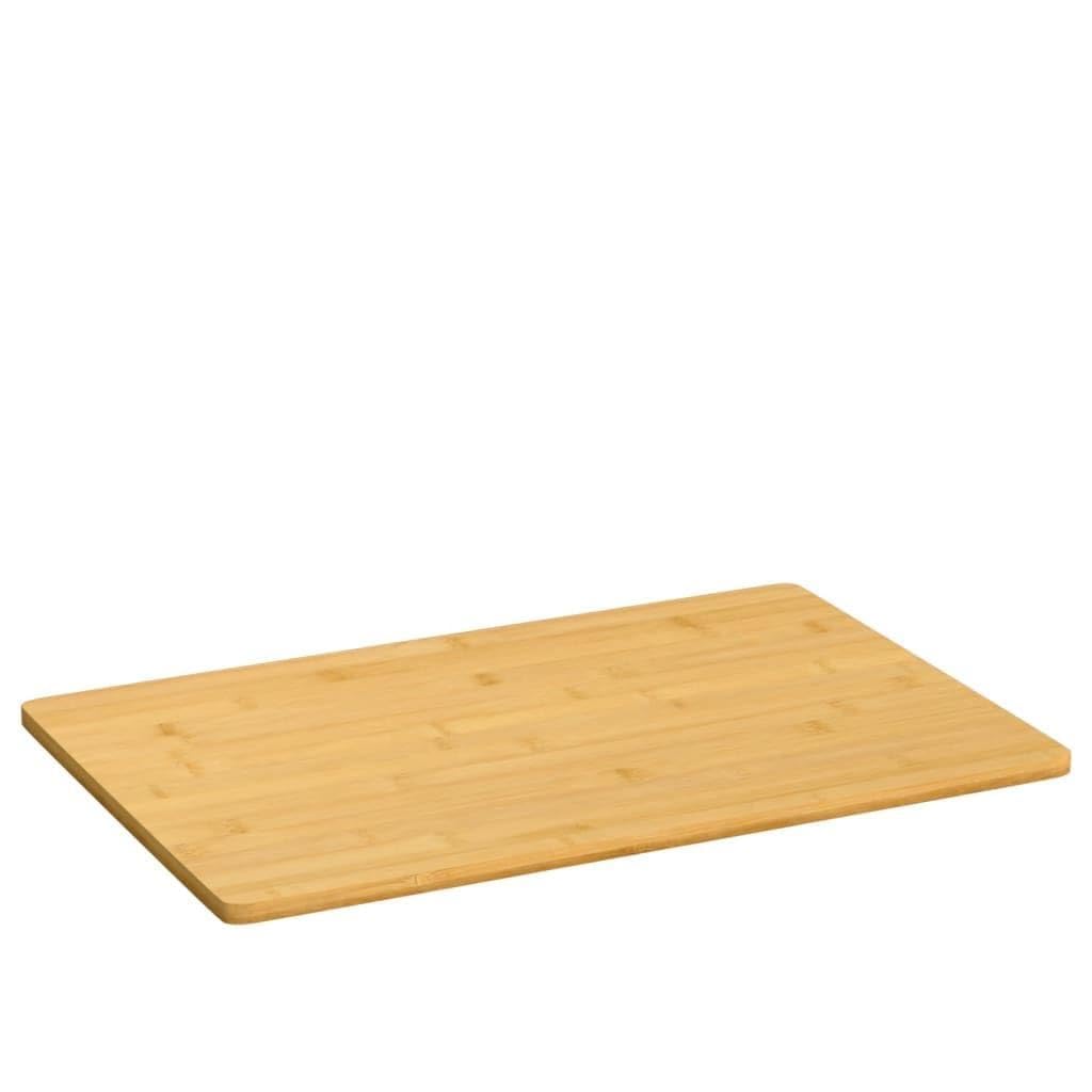 6er Set Frühstücksbrettchen Bambus 35x23x0,8 cm Servierbretter Holz für Küche Frühstück