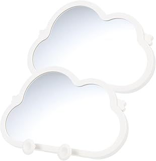 Cabilock 2 espejos cosméticos pequeños en for...