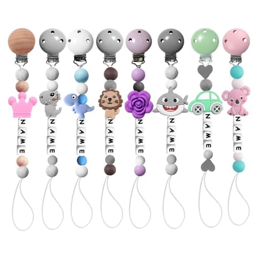 Personalized Pacifier Clip with Name,Custom Pacifier Clip with Name for Baby Boys Girls,Customized Name Pacifier Clip