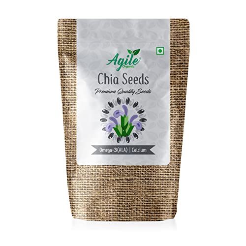 Image of Chia Seeds 500gm - Raw Chia Seeds | Seeds For Eating | Diet Snacks | Seeds for Weight Loss | High Protein Seeds | Rich in Omega 3 | Chia Seed 500g