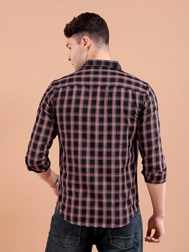 Image of The Indian Garage Co Men Cotton Slim Fit Shirt