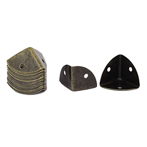 sourcing map 20 Stück 25mm x 25mm Kantenabdeckung Eckenschutz Metallecken Für Tisch DE de