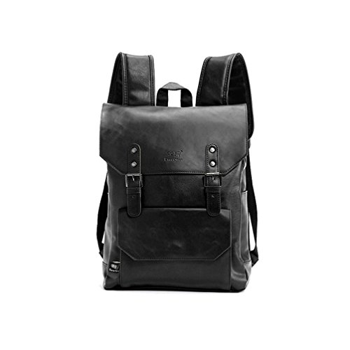 YFbear Mochilas tipo casual cuero mensajero Mochila Bolsa portátil Cartera cartera Vintage