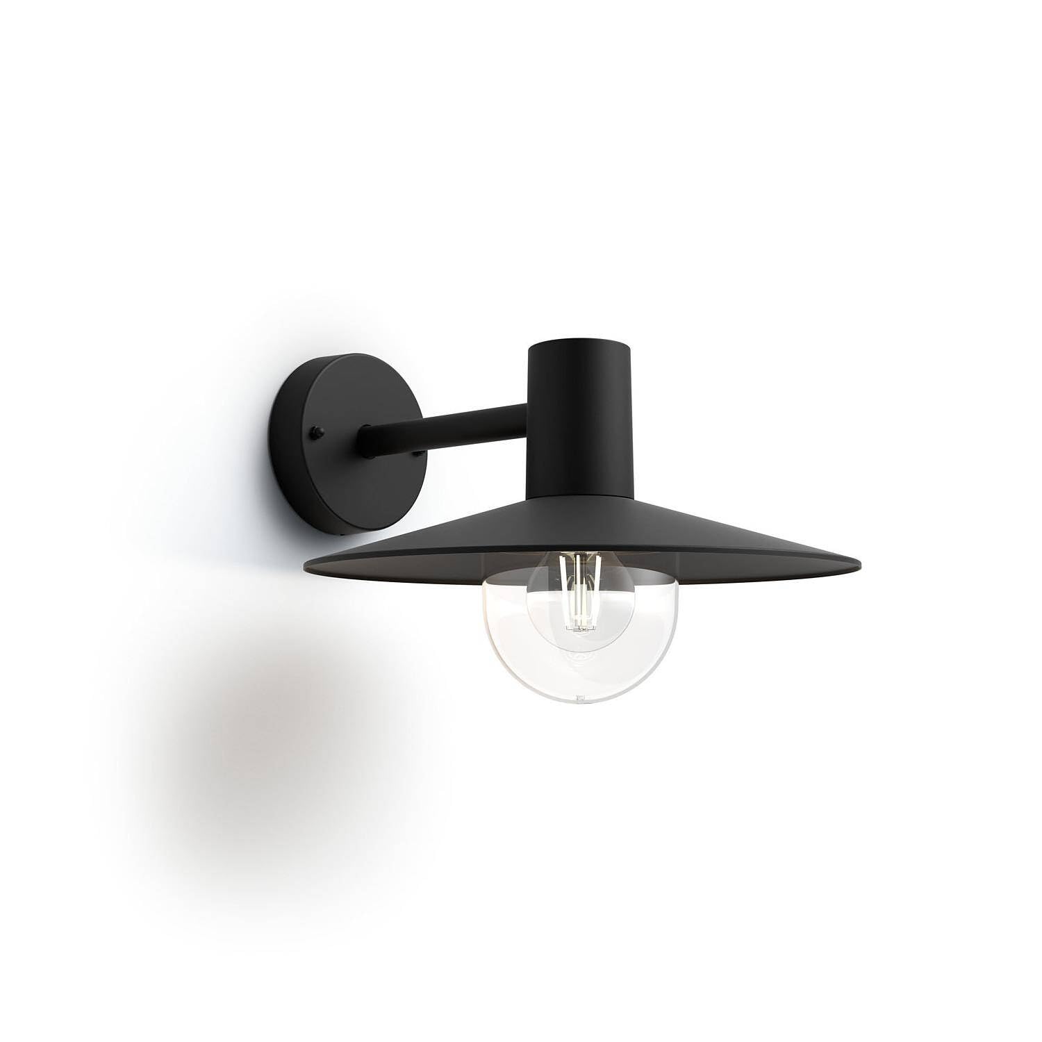 Philips LED myGarden Applique Skua, Lampada a Parete per Esterni, E27, Nero
