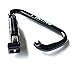 Motorcycle Helmet Lock Combination Carabiner Secure Steel Construction (Carabiner)