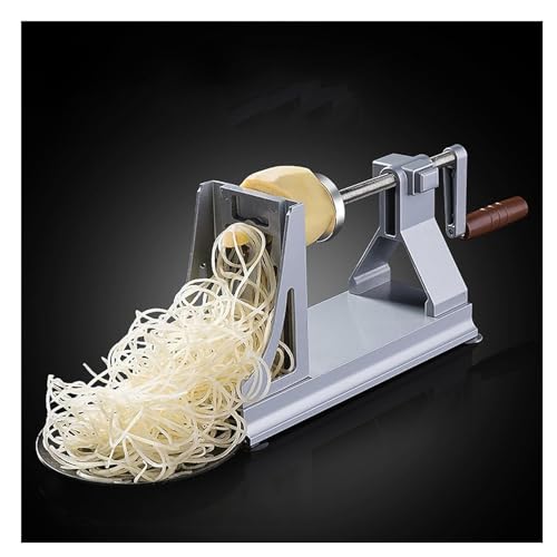 Rallador manual giratorio para queso fresco y verduras, manivela con dispositivo de bloqueo, para cortar patatas, zanahorias, pepinos