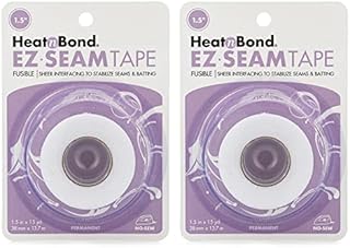 HeatnBond EZ Seam Fusible Sheer Tape for Quilt Batting and Seams, 1.5