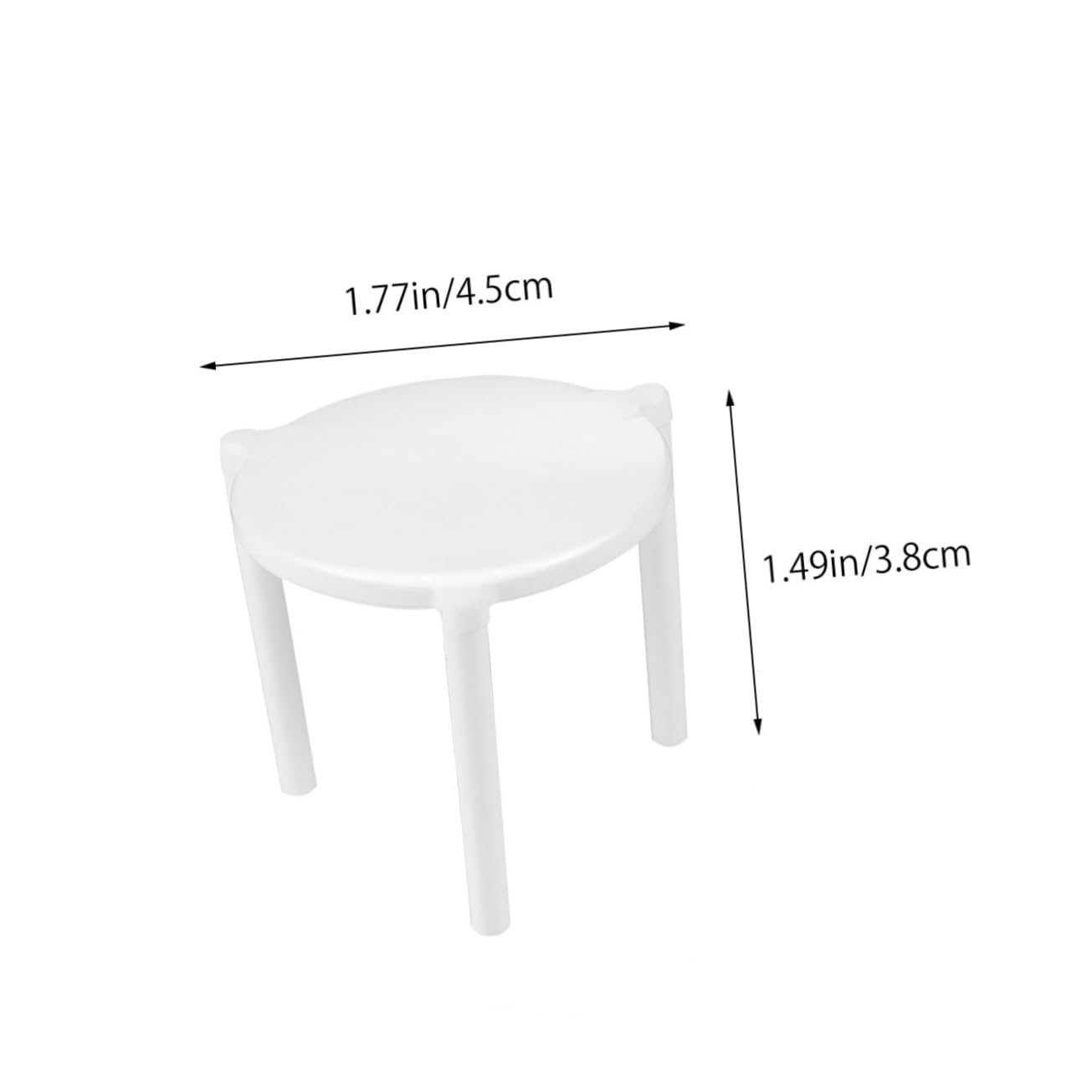 BRIGHTFUFU 100pcs Pizza Box Gaurds Support Frame Plastic Tripod Stand for Takeaway Tripod Pizza Box Suorts