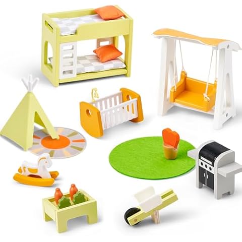 Dollhouse Furniture Set with Accessories Cover