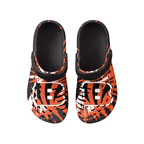 Image of FOCO Mens NFL Team Logo Tie-dye Garden Water Sandals Shoes Slipper Clogs with Strap