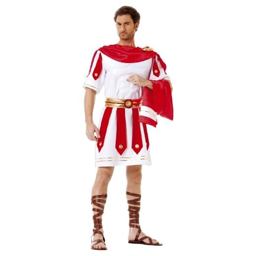 Cesar B352-003 - Disfraz de romano para hombre, talla 50-52
