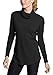 Produktbild Eddie Bauer Damen Myriad Performance Langarmshirt mit Rollkragen, Gr. M (38/40), Schwarz