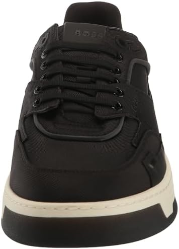 BOSS Men's Baltimore Basketball Inspired Low Profile Sneaker, Stormy Black, 11 | Image 1