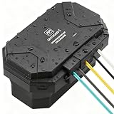 Masterplug 大型防水コンセントボックス 折りたたみ式防水ボックス 屋外 電源ボックス 英国品質 屋外用延長コード IP54 コンセントカバー 壁掛け対応 庭/ガーデン/ベランダ用