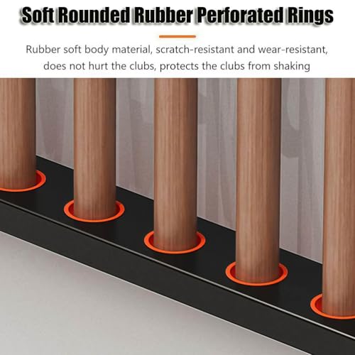 Support mural pour queue de billard en métal double couche - Rangement robuste pour club - 6