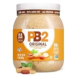 PB2 Original Powdered Peanut Butter - 6g of Protein, 90% Less Fat, Certified Gluten Free, Only 60 Calories per Serving, Perfect for Protein Shakes, Smoothies, and Low-Carb, Keto Diets - 907g