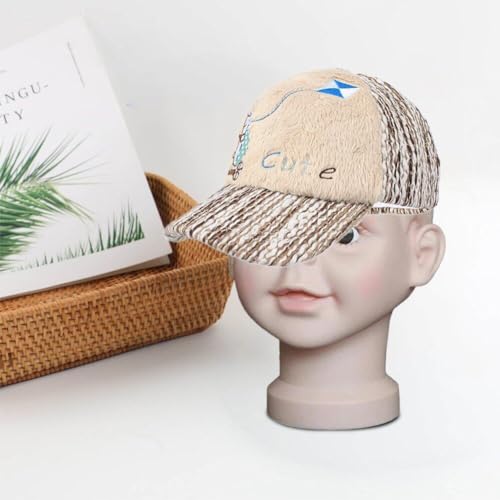 Maniquí de cabeza infantil multiusos para exhibición estable de bufandas 4