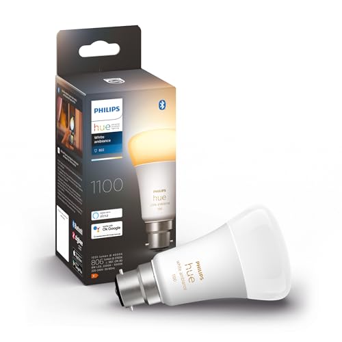 Ampoule LED connectée B22 Philips Hue pour variateur sans fil