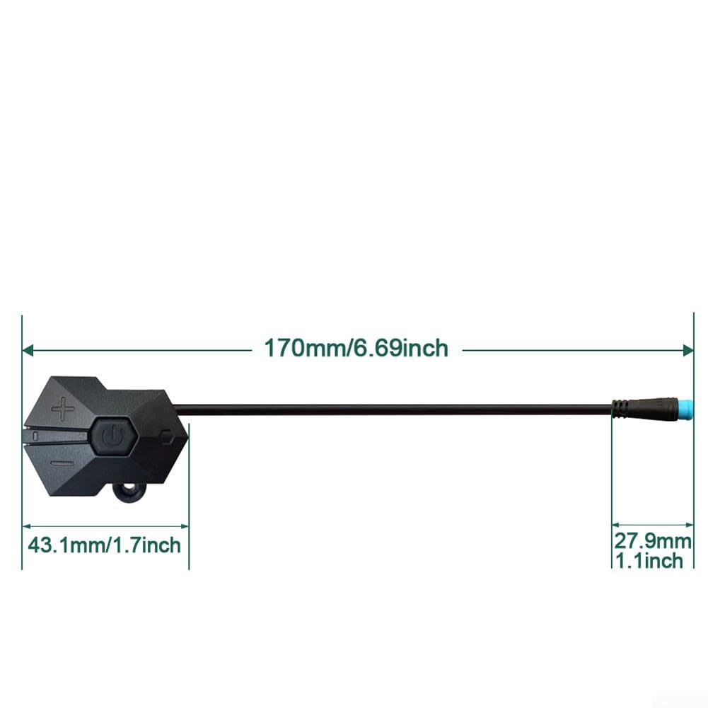 Schakelcontroller voor elektrische fietsen, 4-pins