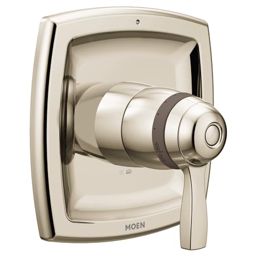 Moen Voss Polished Nickel ExactTemp Thermostatic Valve Shower Trim Kit, Valve Required, T4691NL