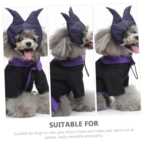 Disfraz de Bruja para Perro Halloween Talla M miniatura 3
