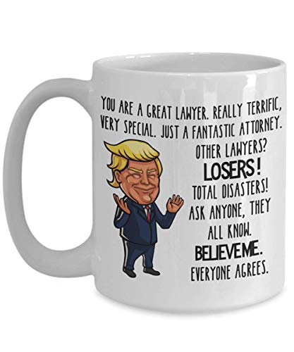 Trump Mug for Great Lawyer Mug Funny 11 o 15 once tazza di caffè in ceramica bianca