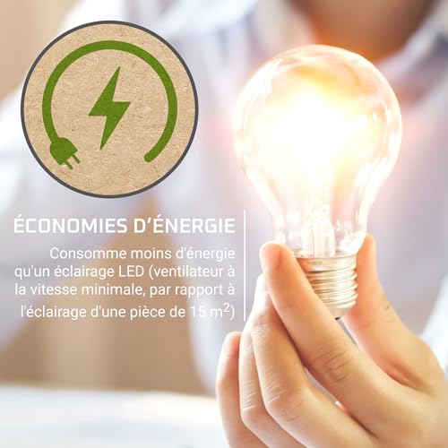 Rowenta Turbo Essential Ventilateur sur pied, Puissant, Design, Durable, Performant, Ecoconçu, 3 vitesses VU3110F3