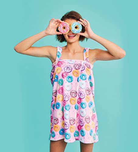 iscream Big Girls' Silky Soft Plush Spa Wrap for Home, Travel, Summer Camp - Bake Shop Collection4