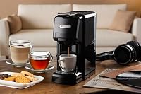 Ariete 1304/1 Kaffeemaschine mit Schubladen, kompatibel mit Nespresso und Dolcegusto-Kapseln, 1350 W, Tankkapazität 0,7 l, Druck 19 bar, 2 Arten von Kaffee, Pads und Pulver, Schwarz – Ansicht 4