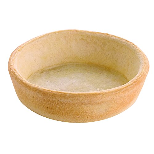 Pidy Cajas redondas de repostería (paquete de 135), horneadas, masa quebrada, sólida, 8,5 cm de diámetro, 135 unidades