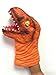 just4baby Guanti da marionetta in silicone per bambini Story Telling Dinosaur Shark Lion Tiger TREX Triceratops (02-T-REX Hand Puppet)