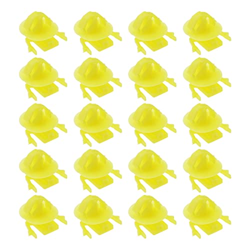 Clips de moldeo lateral FCP-1067-NI-L64 de plástico amarillo para X-Trail T31