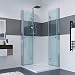 Produktbild IMPTS 90 x 90 x 185 cm Duschkabine Eckeinstieg Doppel Falttüren 180º Eckig Dusche Duschwand Duschabtrennung