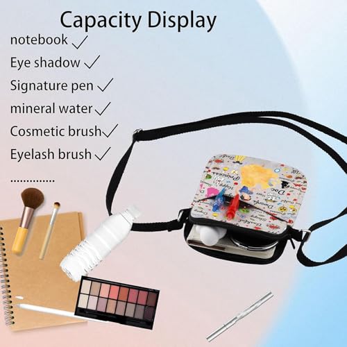 JYTAPP Princess Snow W Crossbody Bag with Zipper Snow W Faily Cartoon Tales Lover Gift Cartoon Movies Fans Gift3