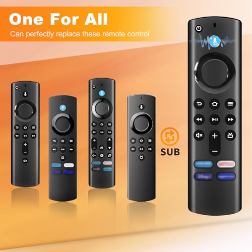 Ersatz-Sprachfernbedienung (3 Gen) Kompatibel mit Smart TV Stick (2 und 3 Gen), TV S-tick(4K, 4K Max, Lite, HD), Smart TV Cube(2nd und 3rd Gen), mit Bluetooth und 4 Abkürzungsschlüssel – Bild 5