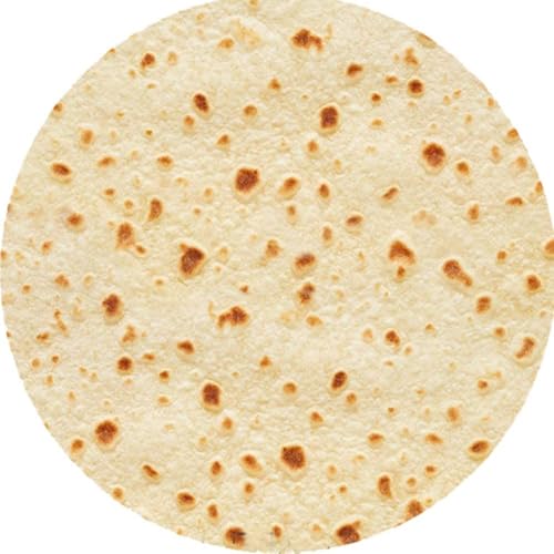 Abaysto Tortilla Blanket Burrito Blanket Adult and Kids Funny Realistic Food Throw Blanket Novelty Soft Flannel Blanket 90cm36