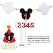 Mouse Happy Birthday Banner Decorations Kit, Mouse Banner Tie Hat for Baby Birthday Party Mouse Theme Party Supplies