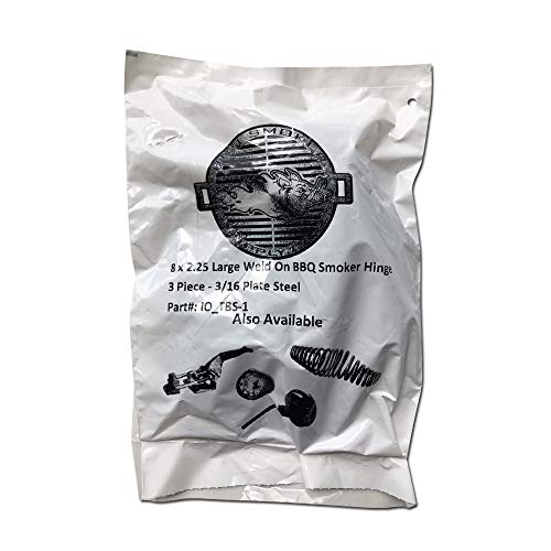 Burn Shop Large Bbq Smoker Hinge 8 X 2 1/4" 3 Peice #TOP5