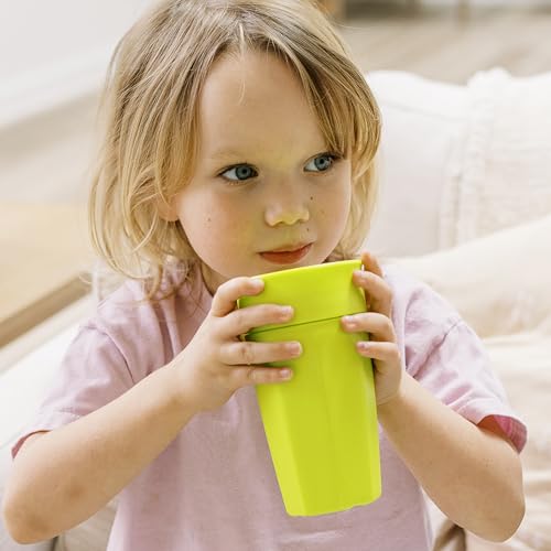 Dr. Brown's Milestones Cheers 360 Spoutless Transition Cup, Travel Friendly and Leak Free Sippy for Babies and Toddlers, Pink Animals + Green/Pink, BPA-Free, 10 oz/300 mL, 9m+, 4-Pack - image 4