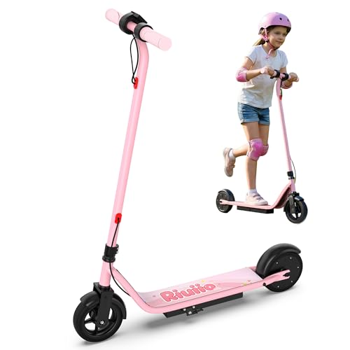 Image of Electric Scooter, 350W-500W Motor, 9 MPH to 22MPH, 10-41 Miles Range, Dual Suspension, Dual Braking, App Control, Foldable Commuter E Scooter for Adults and Teens