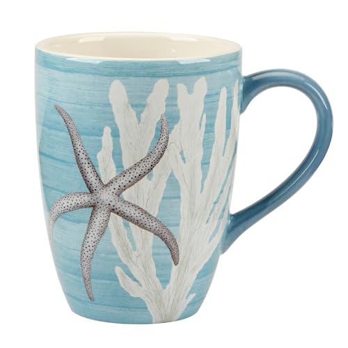 Set de 4 Mugs de Cerámica 20 oz con Diseño Costero miniatura 6