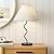 Brightech Squiggle Desk Lamp – Tall LED Table Lamp for Bedroom, Living Room, Office – Boho Mid-Century Modern Bedside Table Lamp with A-Line Open Shade and LED Bulb – Black