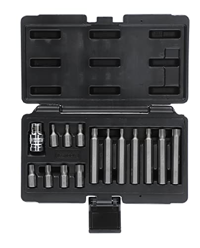 KS TOOLS 911.5020 Coffret de 15 Embout de vissages TORX 1/2'', T20 à T55