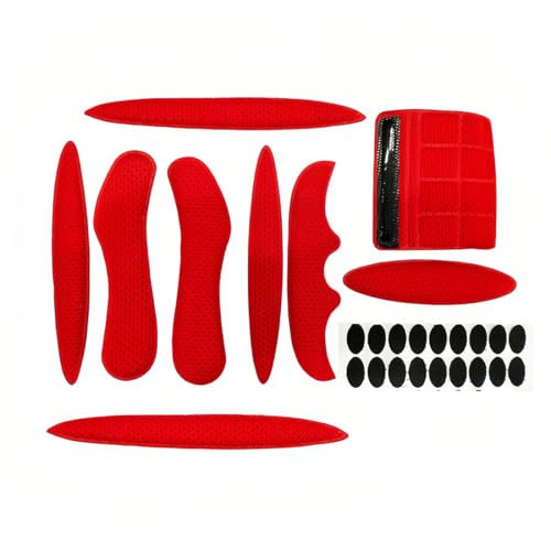 BDEPSTR Helm Polster-Schaumstoff-Kit, Helmpolster Schaumstoff,Ersatz Fahrrad Helm Polster, Fahrradhelmpads Multifunktions, Universal Fahrradhelm Pads