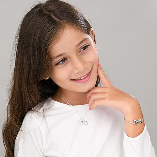 8 Pairs Clip on/Stud Earrings for Girls kids Hypoallergenic Cute Clip-on Earrings for Childrens Toddler Teen Unicorn Butterfly Turtle CZ Clip Stud Earrings Pink Jewelry Gift 3 Years Old+3