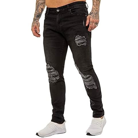 989Zé ENZO Mens Skinny Stretch Jeans Cover