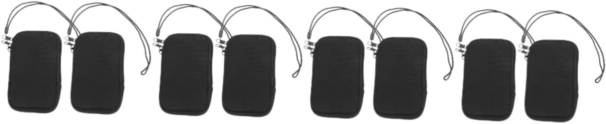 DOITOOL 8pcs Neoprene Phone Pouch Cell Phone Sleeves for Outdoor Hiking Portable Holder for Neck and Spacious Design for Daily Use